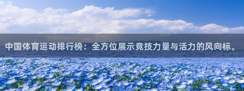 J9官网下载平台假的吗是真的吗：中国体育运动排行榜：