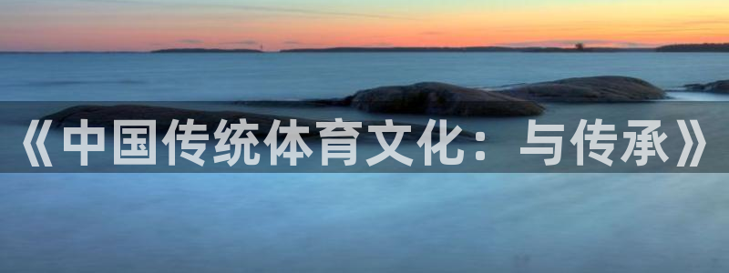 J9官网下载开户：《中国传统体育文化：与传承》